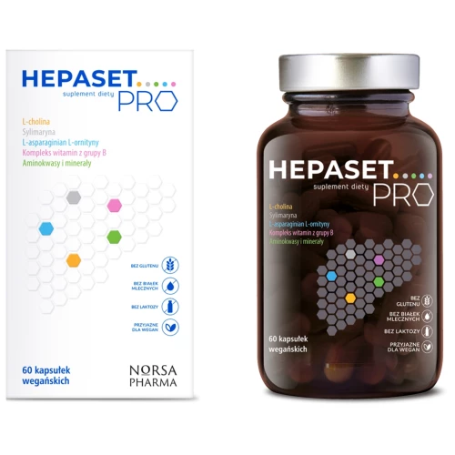 Norsa Pharma - Hepaset PRO - 60 kapsułek Norsa Pharma - Hepaset PRO - 60 kapsułek